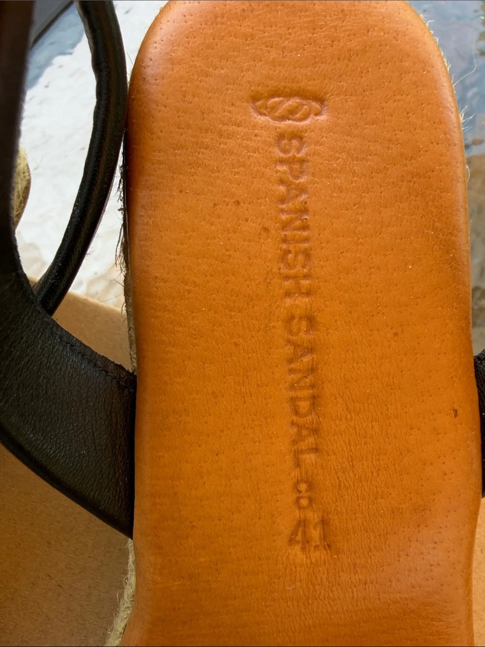 Black Espadrille Spanish Sandals Slingback Sandal size 10 heel 2.8 inches